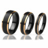Черное кольцо из карбида вольфрама INFY RTG-4321-KRD